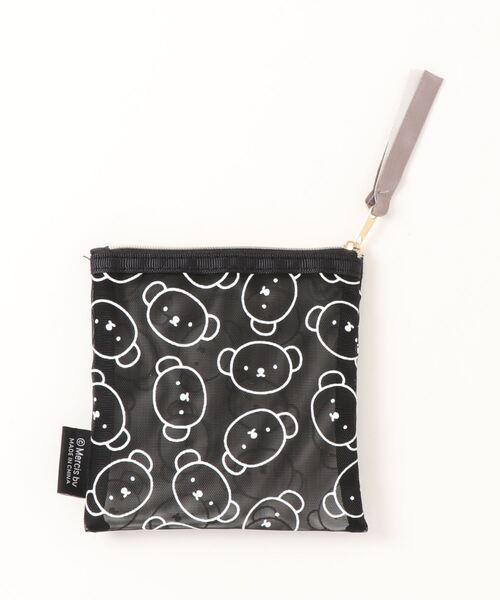 Miffy( ミッフィー)の「BORIS ボリス メッシュポーチ(ポーチ・レディース・ホワイト/ブラック/ブラウン・フリー)」の8枚目の写真