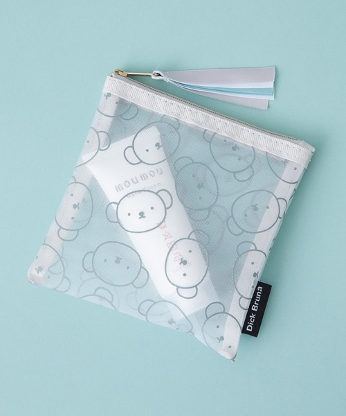 Miffy( ミッフィー)の「BORIS ボリス メッシュポーチ(ポーチ・レディース・ホワイト/ブラック/ブラウン・フリー)」の2枚目の写真