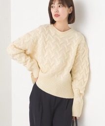 OMNES | アクリルウールケーブルプルオーバーニット(ニット/セーター)