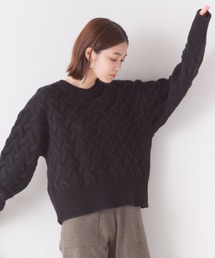OMNES | アクリルウールケーブルプルオーバーニット(ニット/セーター)