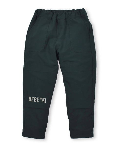 BeBe（ベベ）の「BeBe/ナイロンストレッチ裏ベロアパンツ(90~150cm)（その他パンツ・キッズ・グリーン/パープル・130/100/150/90/140/110/120）」の2枚目の写真
