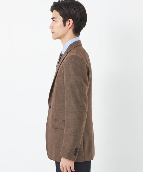 green label relaxing（グリーンレーベルリラクシング）の「A+ TWPUホームスパン スリム 2B ジャケット -ウォッシャブル・ストレッチ・防シワ-（テーラードジャケット・メンズ・グレー/ベージュ/ネイビー・S/XL/L/XS/M/XXL）」の6枚目の写真