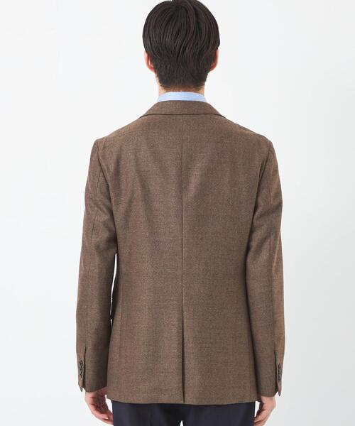 green label relaxing（グリーンレーベルリラクシング）の「A+ TWPUホームスパン スリム 2B ジャケット -ウォッシャブル・ストレッチ・防シワ-（テーラードジャケット・メンズ・グレー/ベージュ/ネイビー・S/XL/L/XS/M/XXL）」の7枚目の写真