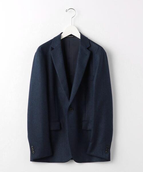 green label relaxing（グリーンレーベルリラクシング）の「A+ TWPUホームスパン スリム 2B ジャケット -ウォッシャブル・ストレッチ・防シワ-（テーラードジャケット・メンズ・グレー/ベージュ/ネイビー・S/XL/L/XS/M/XXL）」の10枚目の写真