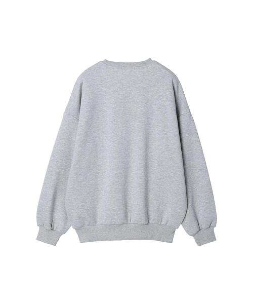 koe（コエ）の「裏起毛ビッグシルエットスウェットクルー（スウェット・レディース・ピンク/ブラック/杢グレー/アイボリー・M/L）」の22枚目の写真