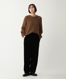 定価3.6万 マーガレットハウエル 2021 コードヤーンソフト ウール ニット MARGARET HOWELL（マーガレットハウエル）の「CORD YARN WOOL（ニット