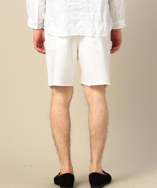 BEAUTY&YOUTH UNITED ARROWS（ビューティーアンドユースユナイテッドアローズ）の「BY デニム カットオフ ショーツ◆（デニムパンツ・メンズ・ホワイト/コバルトブルー・30inch/32inch/28inch/34inch）」の3枚目の写真