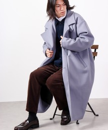 Revo. | Revo. メルトン ロングチェスターコート(チェスターコート)