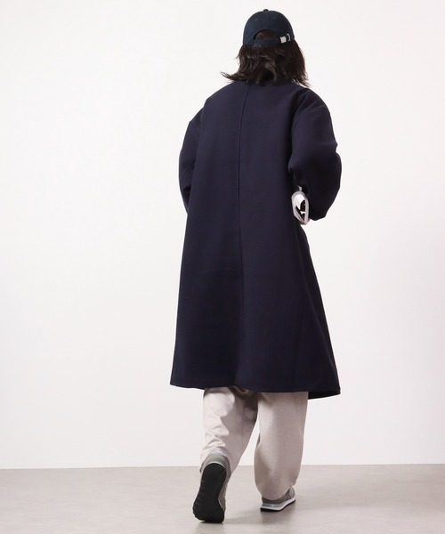 Revo.（レボ）の「Revo. メルトン ロングチェスターコート（チェスターコート・メンズ・ベージュ/ネイビー/ブラック/ライトブルー・2/1）」の20枚目の写真