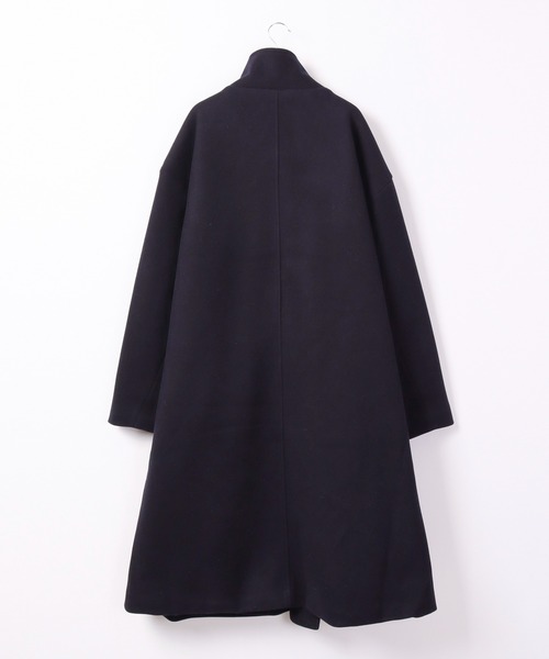 Revo.（レボ）の「Revo. メルトン ロングチェスターコート（チェスターコート・メンズ・ベージュ/ネイビー/ブラック/ライトブルー・2/1）」の18枚目の写真