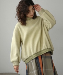 Bou Jeloud | ボアフリースドッキングプルオーバー(ニット/セーター)