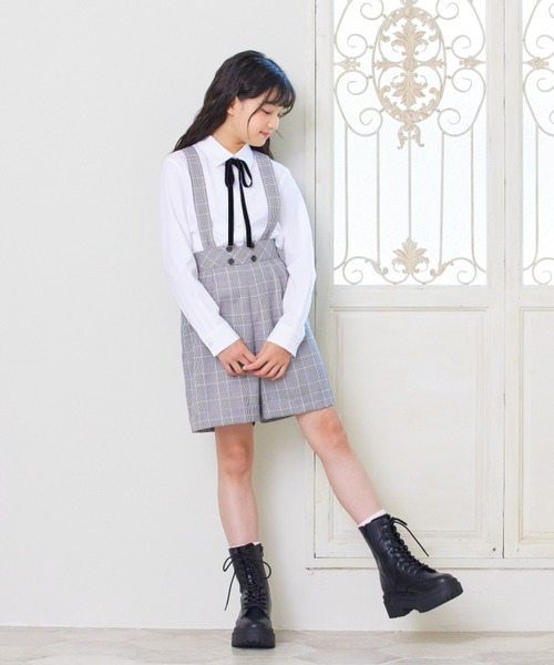 CHOPIN ジャケット付きチェック柄ドレス 120cm CHOPIN ジャケット付き