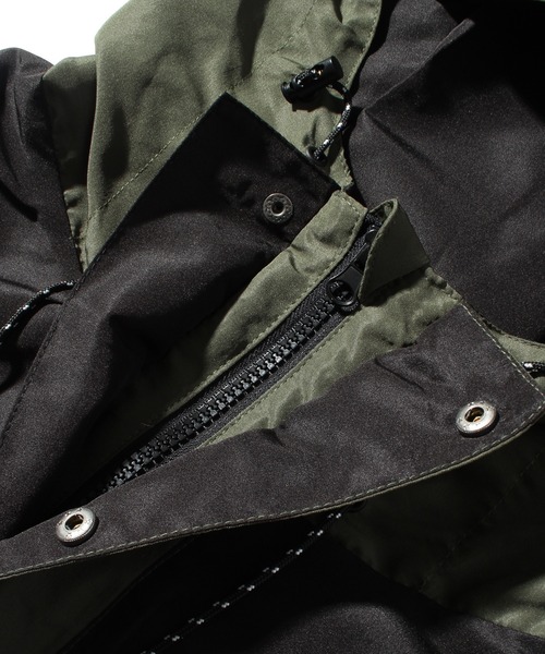 GERRY(ジェリー)の「【GERRY/ジェリー】ポリエステルツイル ワンポイントロゴ マウンテンパーカー(撥水仕様)(マウンテンパーカー・メンズ・アイボリー/カーキ系/ネイビー系/ブラック・LL/L/M)」の17枚目の写真