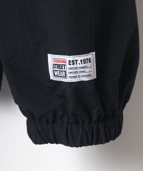 VISION STREET WEAR(ヴィジョンストリートウェア)の「VISION STREET WEAR/ヴィジョンストリートウエア ビッグシルエット ロゴ バックプリント コーチジャケット(ナイロンジャケット・メンズ・レッド/ブラック/グリーン・M/L/LL)」の19枚目の写真