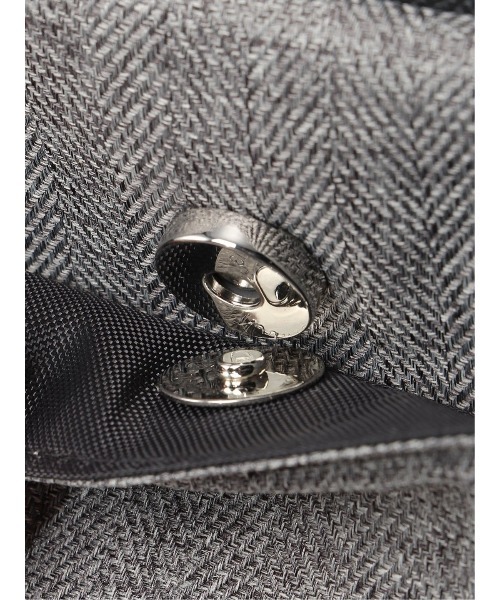 m.f.editorial（エムエフエディトリアル）の「m.f.エディトリアル メンズ ヘリンボン×シボ 2WAYブリーフバッグ A4対応（ビジネスバッグ・メンズ・ブラック/グレー系その他2・FREE）」の17枚目の写真