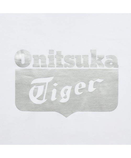 Onitsuka Tiger(オニツカタイガー)の「LOGO TEE / ロゴティー(Tシャツ/カットソー・レディース・ブラック×シルバー/ホワイト×シルバー/ホワイト×ゴールド/ブラック×ゴールド・M/L/XL/S)」の8枚目の写真