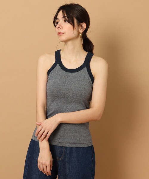 MILLER（ミラー）の「◆Robert P. Miller(ロバートピーミラー) パネルリブタンクトップ（タンクトップ・レディース・ホワイト/ネイビー系4/ブラック/グリーン系その他5・00）」の6枚目の写真