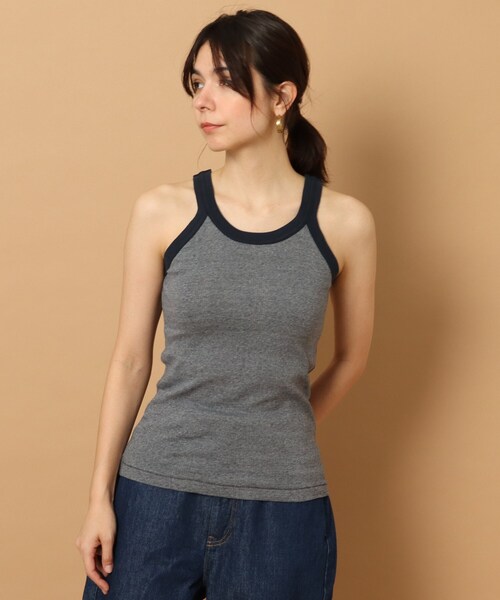 MILLER（ミラー）の「◆Robert P. Miller(ロバートピーミラー) パネルリブタンクトップ（タンクトップ・レディース・ホワイト/ネイビー系4/ブラック/グリーン系その他5・00）」の7枚目の写真