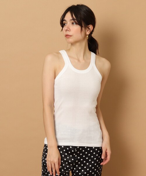 MILLER（ミラー）の「◆Robert P. Miller(ロバートピーミラー) パネルリブタンクトップ（タンクトップ・レディース・ホワイト/ネイビー系4/ブラック/グリーン系その他5・00）」の8枚目の写真