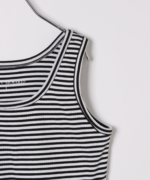 repipi armario（レピピ アルマリオ）の「ベーシックリブタンク(パッド付)（タンクトップ・キッズ・グレー系その他/ブラック/アイボリー/ピンク/ライム/パープル系その他/ブルー・SMALL/MEDIUM/LARGE）」の10枚目の写真