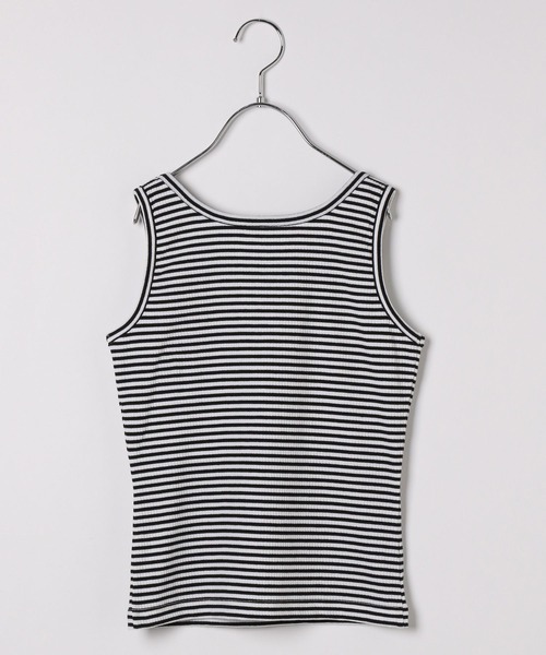 repipi armario（レピピ アルマリオ）の「ベーシックリブタンク(パッド付)（タンクトップ・キッズ・グレー系その他/ブラック/アイボリー/ピンク/ライム/パープル系その他/ブルー・SMALL/MEDIUM/LARGE）」の12枚目の写真