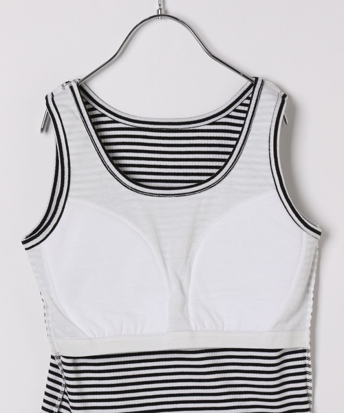 repipi armario（レピピ アルマリオ）の「ベーシックリブタンク(パッド付)（タンクトップ・キッズ・グレー系その他/ブラック/アイボリー/ピンク/ライム/パープル系その他/ブルー・SMALL/MEDIUM/LARGE）」の14枚目の写真