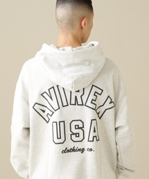 AVIREX | 【WEB&DEPOT限定】AVIREX SWEAT PULL OVER PARKA / アヴィレックス スウェット プルオーバー パーカー(パーカー)