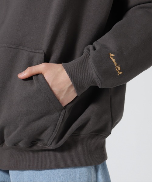 AVIREX（アヴィレックス）の「【WEB&DEPOT限定】AVIREX USA SWEAT PULL OVER PARKA / アヴィレックス スウェット プルオーバー パーカー（パーカー・メンズ・オリーブ/チャコールグレー/ブラウン/オートミール・FREE/MEDIUM/LARGE/X-LARGE/XX-LARGE）」の15枚目の写真