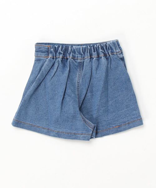 coca（coca）（コカ）の「キッズ デニムプリーツスカッツ（スカート・キッズ・ブラック/ブルー・100/110/120/130/140）」の5枚目の写真