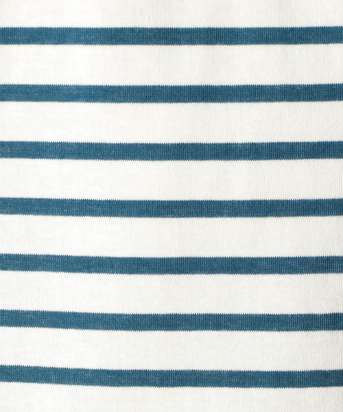 Grand PARK(グランドパーク)の「パネル切替ボートネックTシャツ(Tシャツ/カットソー・メンズ・グリーン/ブルー・MEDIUM/X-LARGE/LARGE)」の4枚目の写真