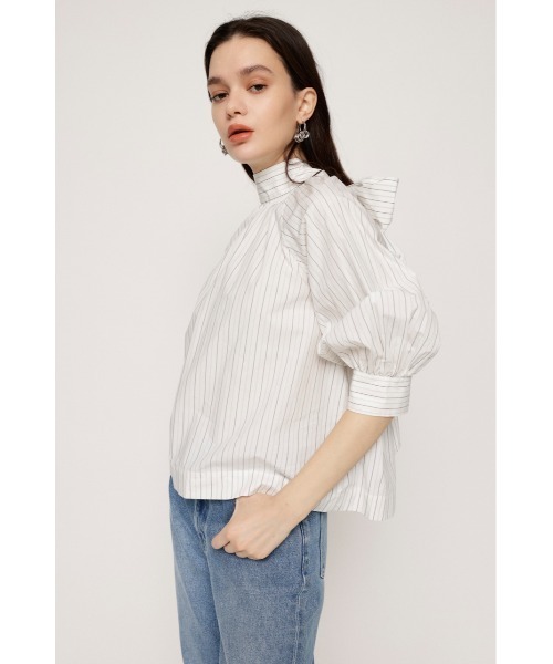 SLY（スライ）の「2WAY RIBBON BLOUSE 2ウェイ リボン ブラウス