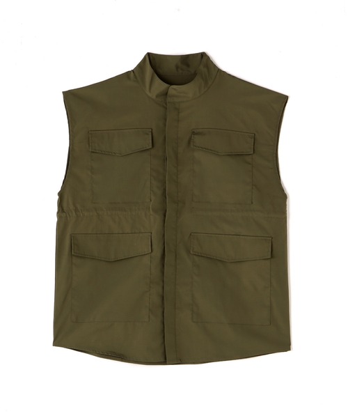 FREE'S MART(フリーズマート)の「スタンドカラーミリタリーベスト(ベスト・レディース・カーキ/ホワイト・FREE)」の14枚目の写真