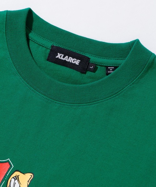 XLARGE（エクストララージ）の「MAN IN A HOOD S/S TEE（Tシャツ/カットソー・メンズ・ホワイト/グリーン/ブラック・XL/M/S/L）」の5枚目の写真