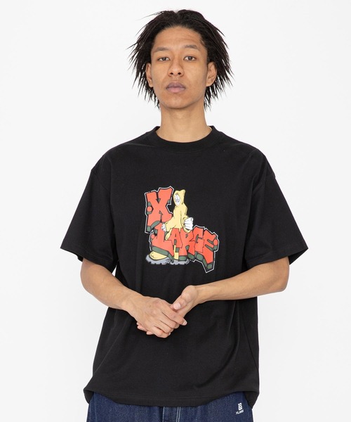 XLARGE（エクストララージ）の「MAN IN A HOOD S/S TEE（Tシャツ/カットソー・メンズ・ホワイト/グリーン/ブラック・XL/M/S/L）」の13枚目の写真