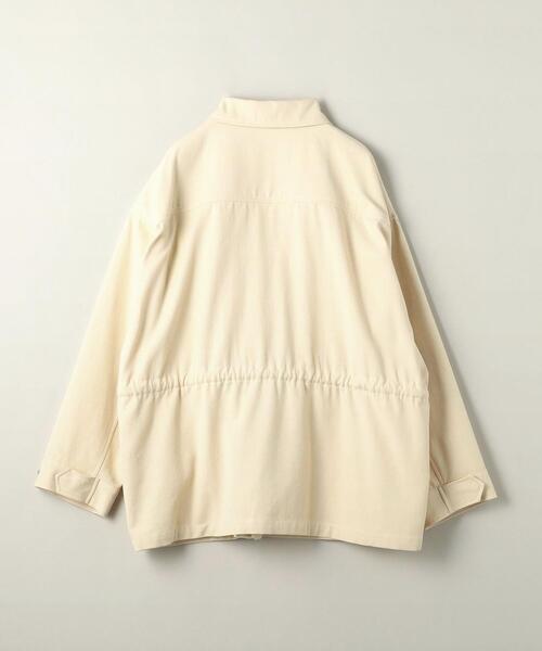 ASTRAET（アストラット）の「＜ASTRAET＞コットン ミリタリーブルゾン（ミリタリージャケット・レディース・ナチュラル・FREE）」の8枚目の写真