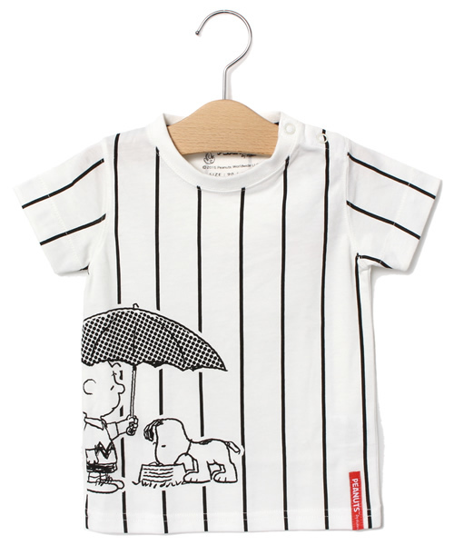 CIAOPANIC TYPY(チャオパニックティピー)の「【PEANUTS×CIAOPANIC TYPY】ピーナッツコラボレイン(Tシャツ/カットソー・キッズ・ホワイト/ブラック・135/105/115/125/95)」の11枚目の写真