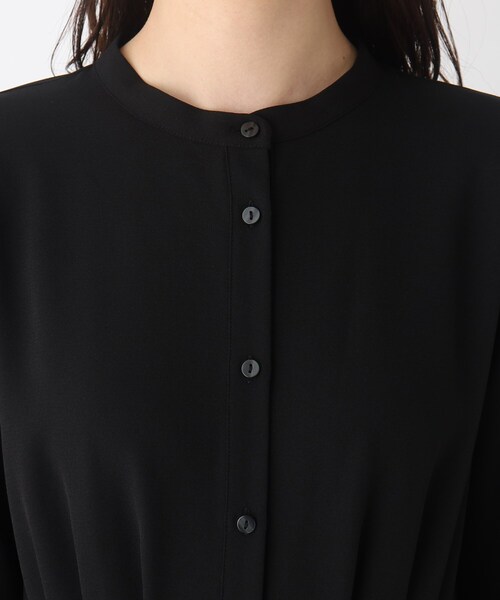 OPAQUE.CLIP（オペークドットクリップ）の「◆フィット&フレア ワンピース【イージーケア/洗濯機洗い可】（ワンピース・レディース・ブラック/ホワイト系3・38/40）」の8枚目の写真