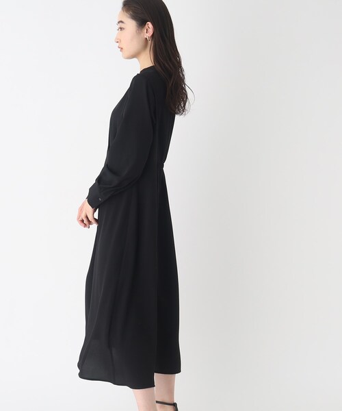 OPAQUE.CLIP（オペークドットクリップ）の「◆フィット&フレア ワンピース【イージーケア/洗濯機洗い可】（ワンピース・レディース・ブラック/ホワイト系3・38/40）」の15枚目の写真