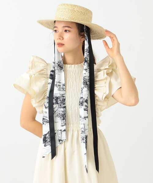 CAROLINA GLASER（カロリナ グレイサー）の「YURI × The Little BAKERY Tokyo × CAROLINA GLASER / ハット（ハット・レディース・ベージュ・ONE SIZE）」の6枚目の写真