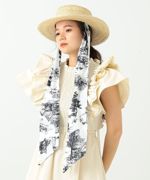 CAROLINA GLASER（カロリナ グレイサー）の「YURI × The Little BAKERY Tokyo × CAROLINA GLASER / ハット（ハット・レディース・ベージュ・ONE SIZE）」の7枚目の写真