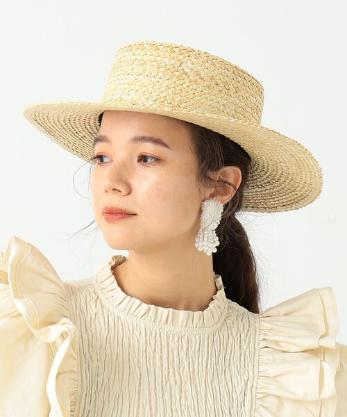 CAROLINA GLASER（カロリナ グレイサー）の「YURI × The Little BAKERY Tokyo × CAROLINA GLASER / ハット（ハット・レディース・ベージュ・ONE SIZE）」の11枚目の写真