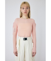 OPEN SHOULDER SHEER ニット