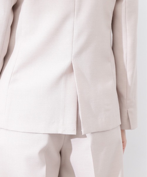 N.（N. Natural Beauty Basic）（エヌエヌナチュラルビューティーベーシック）の「ドライタッチノーカラージャケット（ノーカラージャケット・レディース・ネイビー/ベージュ・SMALL/MEDIUM）」の18枚目の写真