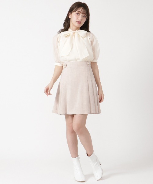WILLSELECTION(ウィルセレクション)の「オーガンジーバックリボンブラウス(シャツ/ブラウス・レディース・ミント/ベージュ/オフホワイト・MEDIUM)」の21枚目の写真