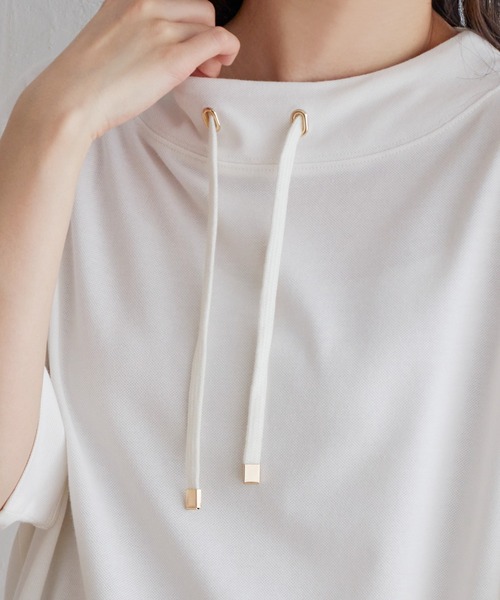 ikka(イッカ)の「【親子コーデ】コットンUSA鹿の子スピンドルプルオーバー(Tシャツ/カットソー・レディース・ライトグレー/イエロー系その他/ブルー/オフホワイト/ネイビー・S/M/L)」の17枚目の写真
