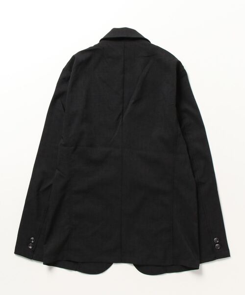 NAVY(ネイビー)の「麻調合繊アンコンジャケット(テーラードジャケット・メンズ・カーキ/ブラック/ネイビー・M/L/XL)」の20枚目の写真