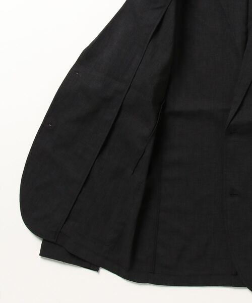NAVY(ネイビー)の「麻調合繊アンコンジャケット(テーラードジャケット・メンズ・カーキ/ブラック/ネイビー・M/L/XL)」の21枚目の写真