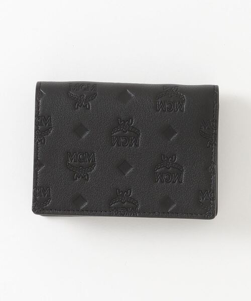 MCM(エムシーエム)の「Aren スナップ ウォレット - モノグラムエンボスレザー(財布・レディース・ブラック/ブルー/アイボリー・mini)」の11枚目の写真