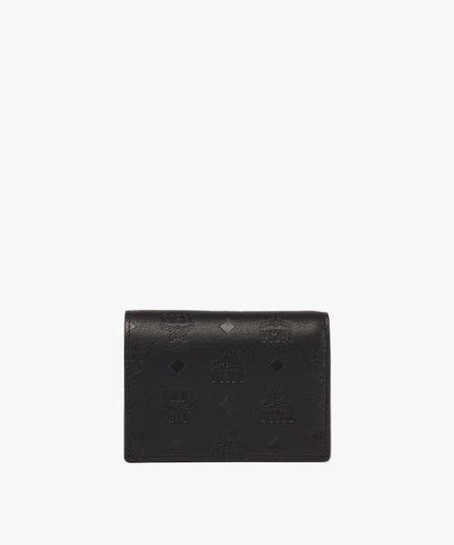 MCM(エムシーエム)の「Aren スナップ ウォレット - モノグラムエンボスレザー(財布・レディース・ブラック/ブルー/アイボリー・mini)」の9枚目の写真