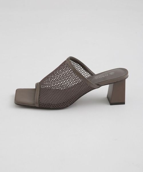 NANO universe（ナノユニバース）の「LB.04/メッシュサンダル（サンダル・レディース・ブラック/ベージュ/モカ・36/37/38）」の4枚目の写真